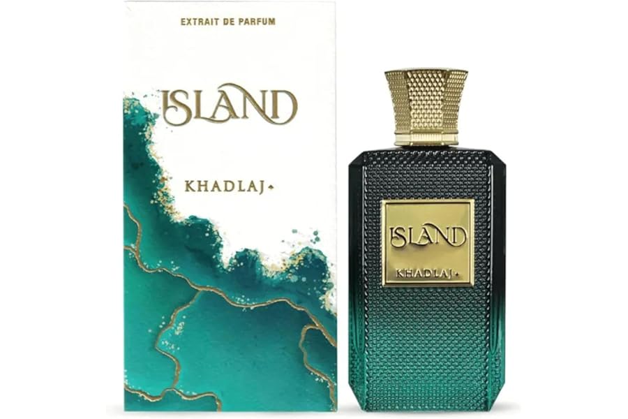 Khadlaj Island Extrait de Parfum Spray for Unisex, 3.4 Ounce