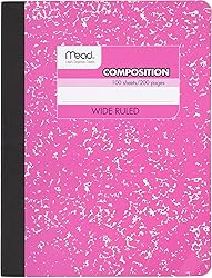 Mead Composition Book, 6 Pack of Wide Ruled
