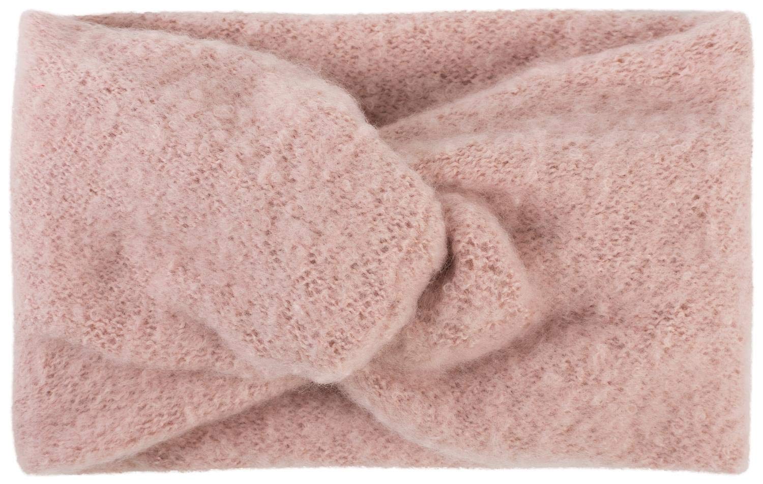 styleBREAKER Women's Fine Knit Headband with Soft Surface and Twist Knot Detail, Warm Winter Hairband, Headband 04026043, Colour:Old Rose โ image 1