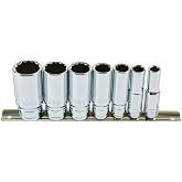 Laser 6194 Whitworth Deep Socket Set 3/8"D 7pc