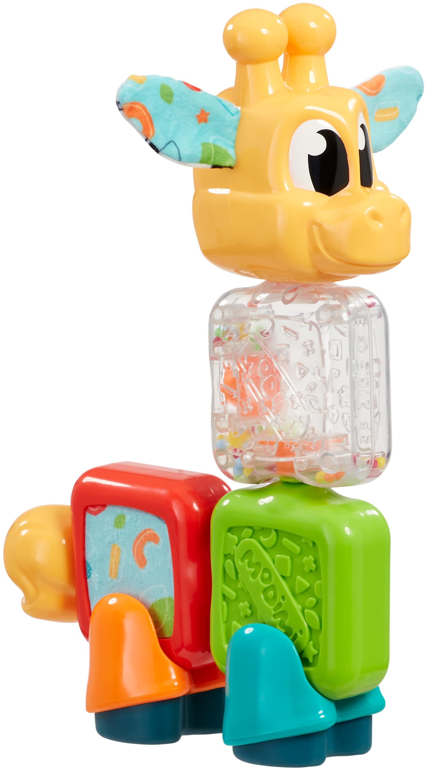 Ginny the Giraffe | 7-Piece Sensory, Modular Playset for Enhancing Toddler's Cognitive and Motor Skills | For Ages 3 Months+