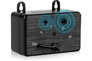 FBIDCT Anti Barking Device for Dogs. Ultrasonic Dog Bark Control Devices Up to 50 FT for Outdoor Indoor. Dog Bark Deterrent with 3 Adjustable Levels. Dog Barking Silencer Safe for Human & Dogs 3 (Black)