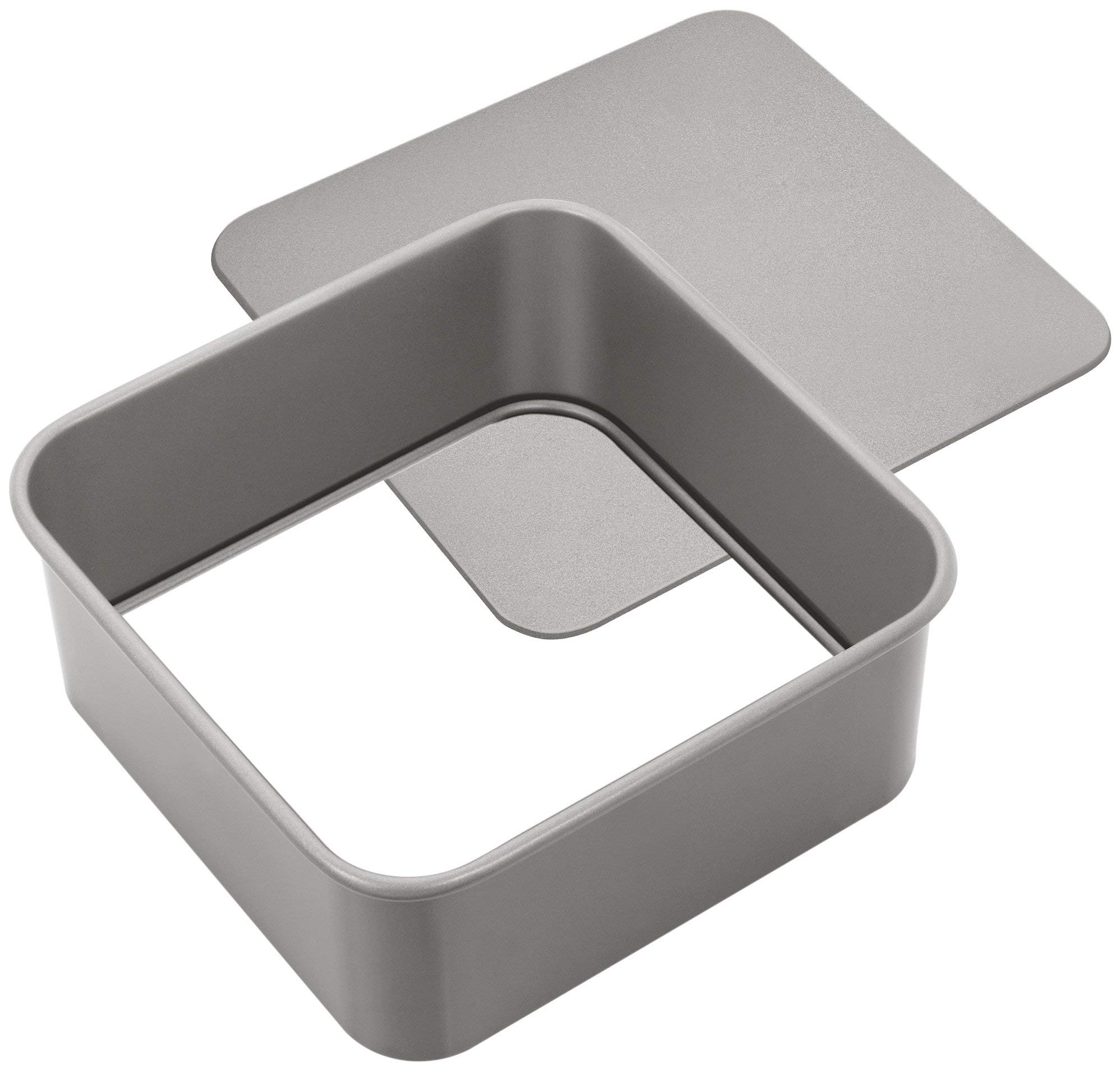 Judge Non-Stick Square 7" Cake Tin with Loose Base, Dishwasher Safe, 18cm x 18cm x 7cm — image 1