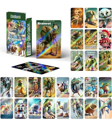 Amazon.com: Skifidol Italian Brainrot Trading Cards - Starter Pack