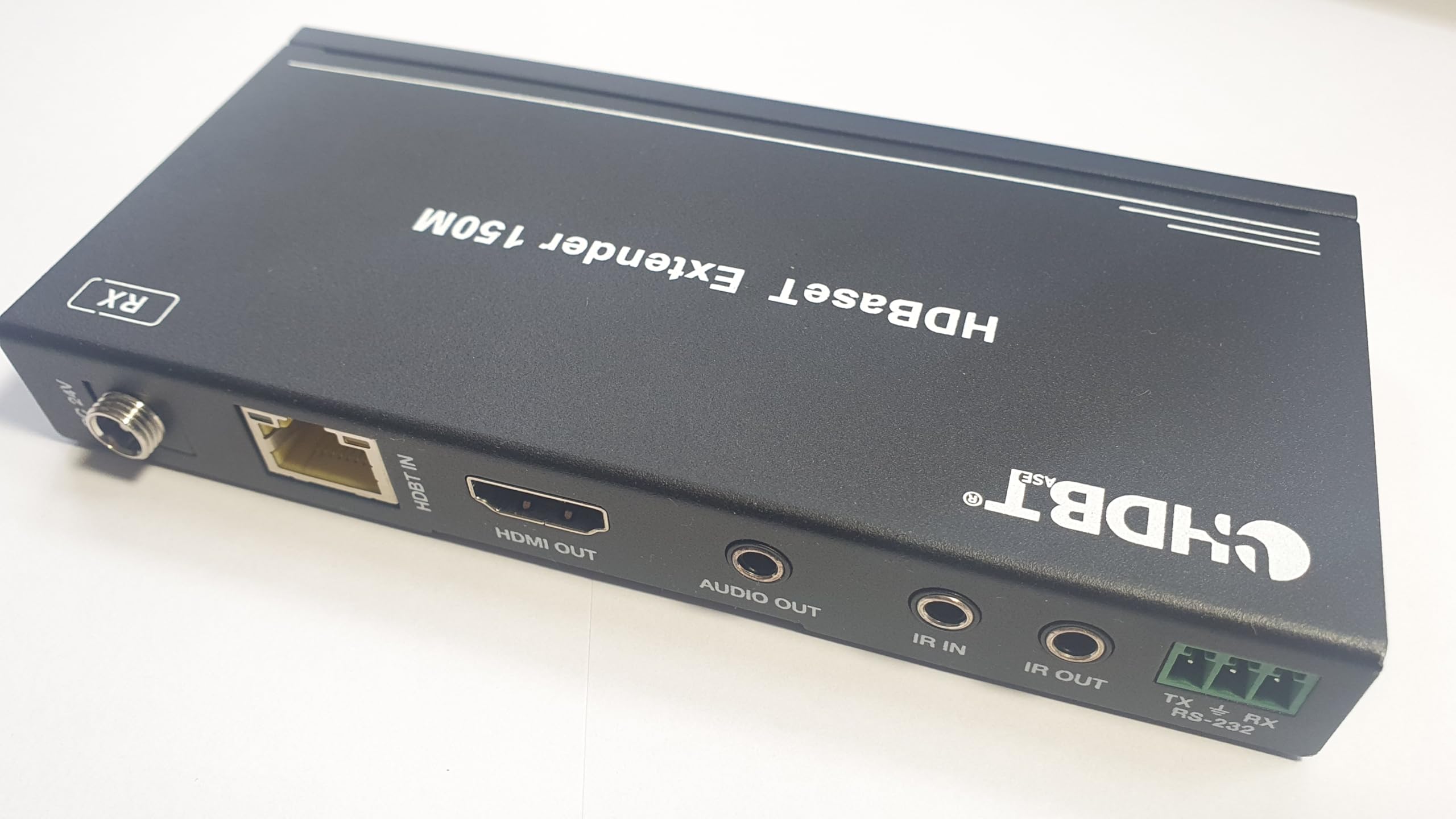 FOURKAY Spare Receiver (RX) for 4K60Hz HDBT systems with 150m Range. Replacement RX only - no cables or PSU.