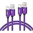 Basesailor USB Type C Charger Cable 3.3FT 2 Pack,Charging Cord for Kindle Fire HD 10 9th 2019,8 10th 2020,Paperwhite 2021 11th Generation,iPad Air 4 4th 5 5th Mini 6 6th Gen,Samsung Galaxy Z Flip Fold