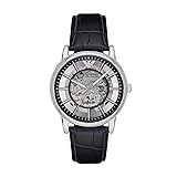 Emporio Armani Men's Automatic Black Crocodile
