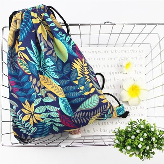 TOUCHFIVE Damen Turnbeutel Tasche Gym Bag Tasche Gym Rucksack Beuteltasche Sport Beutel