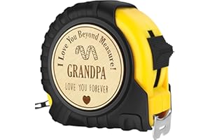 Sensi Blue Grandpa Gifts, Funny Gifts for Grandpa from Grandkids, Great Grandpa Birthday Gifts, Best Grandpa Gifts, Good Grandpa Christmas Thanksgiving Day Gifts for Papa, Tape Measure 25FT Tool Gift