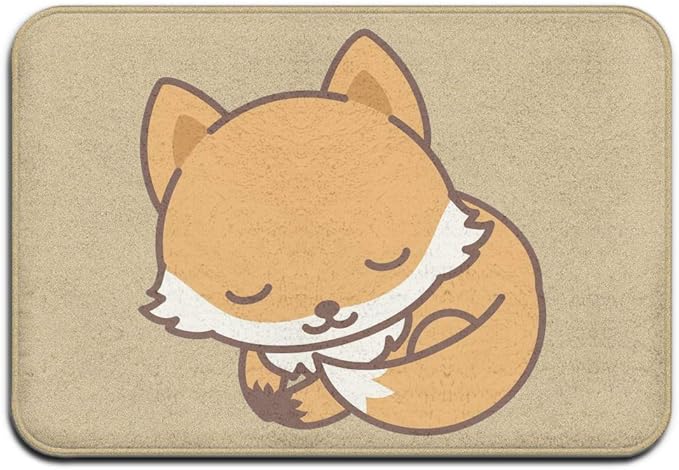 Felpudo Dormir Fox Alfombrilla Alfombra De Área Interior Felpudo