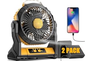 Geek Aire High Velocity Fan for Office & Living Room，Portable for Camping