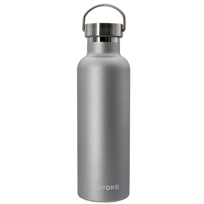 TOPOKO 25 oz Stainless Steel Vacuum Insulated Water Bottle, Keeps Drink