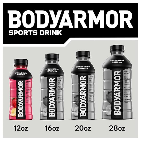BODYARMOR SPORTS DRINK SPORTS BEVERAGE, ORANGE MANGO, COCONUT WATER HYDRATION, NATURAL FLAVORS WITH VITAMINS, POTASSIUM-PACKED ELECTROLYTES, PERFECT FOR ATHLETES, 12 FL OZ (PACK OF 8)