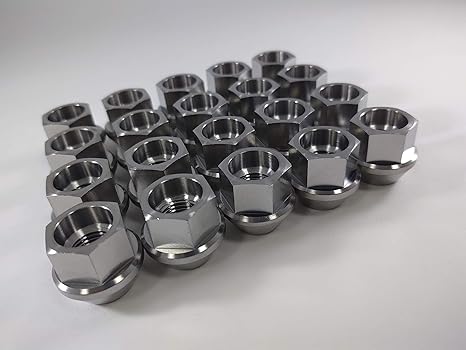 Amazoncom Titanium Wheel Rim Lug Nuts For Tesla Model 3
