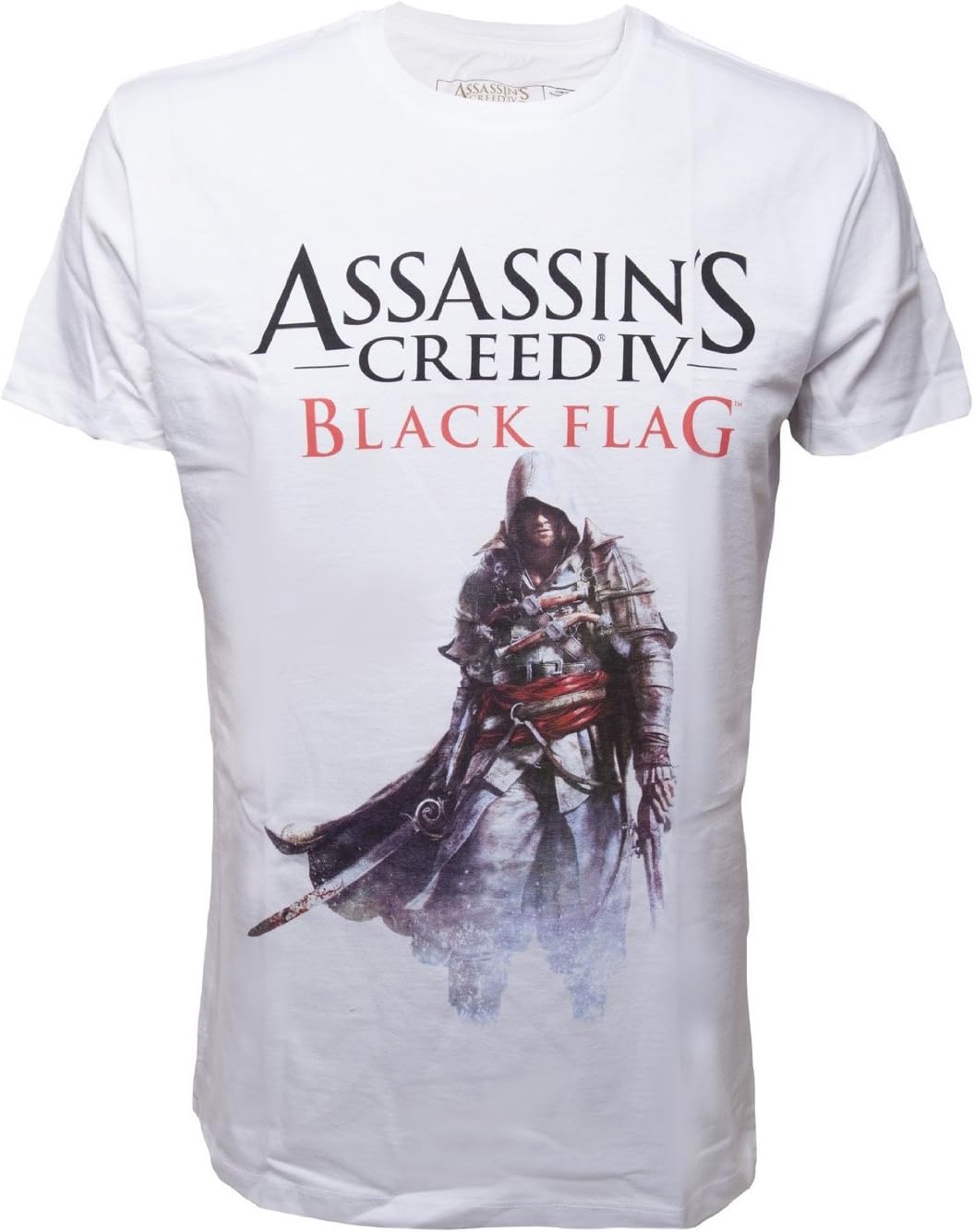 Assassins Creed IV Black Flag Sketch Art Official Mens New White T Shirt