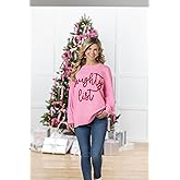 Mud Pie Womens Mud Pie Women's Holiday Sparkle Sweater