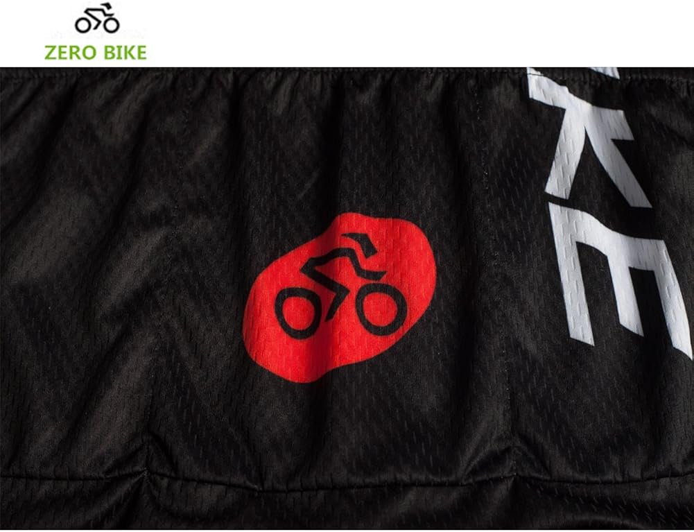 ZEROBIKE Men Breathable Quick Dry Comfortable Short Sleeve Jersey + Padded Shorts Cycling Clothing Set Cycling Wear Clothes: Clothing