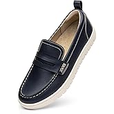 KORDAL Women's Comfortable Classic Penny Loafers Leather Sneakers Casual Slip On Dress Shoes Office Work Everyday Walking Flats Driving Shoes for Women