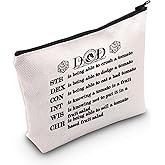 MNIGIU Game Lover Makeup Bag Game Properties Bag Fantasy Gamer Gifts D Master Gifts Dm Player Gift Game Fans Gift