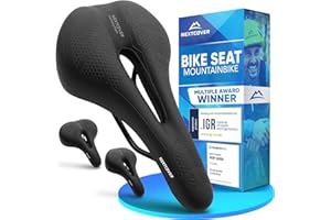 NEXTCOVER® Bike Seat with Memory Foam 2.0 and [Volume-Air] Suspension I Maximum Riding Comfort I Bike seat Cushion for Men & Women I Mountain Bike Saddle, Exercise Bike, Road Bike Seat, Bicycle Seat