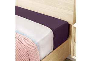WUIOYNF Bed Gap Filler, Mattress Extender for Full/Twin/Queen/Cal King/King Bed, Headboard Pillow Between Headboard and Mattress or Wall, High-Density Sponge with Removable Cover(Dark Purple76*2*6in)