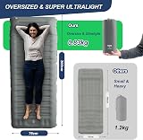 Origem Self Inflating Camping Mat 14cm Thick Ultralight with Built-in Pump view 3
