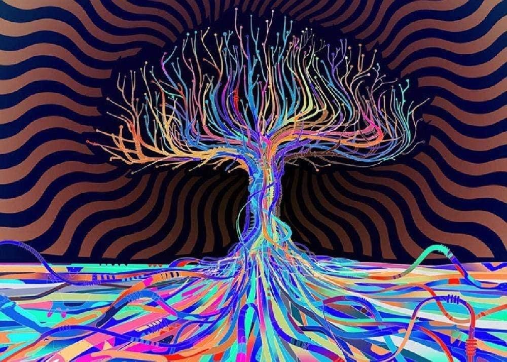 ELLCDRJ Tree of Life Jigsaw Puzzle 1000 Pieces Graduation Or Birthday Gift Home Decoration Entertainment Toys