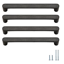Evionlin Black Round 5 in 4 pcs Wooden Drawer Pulls