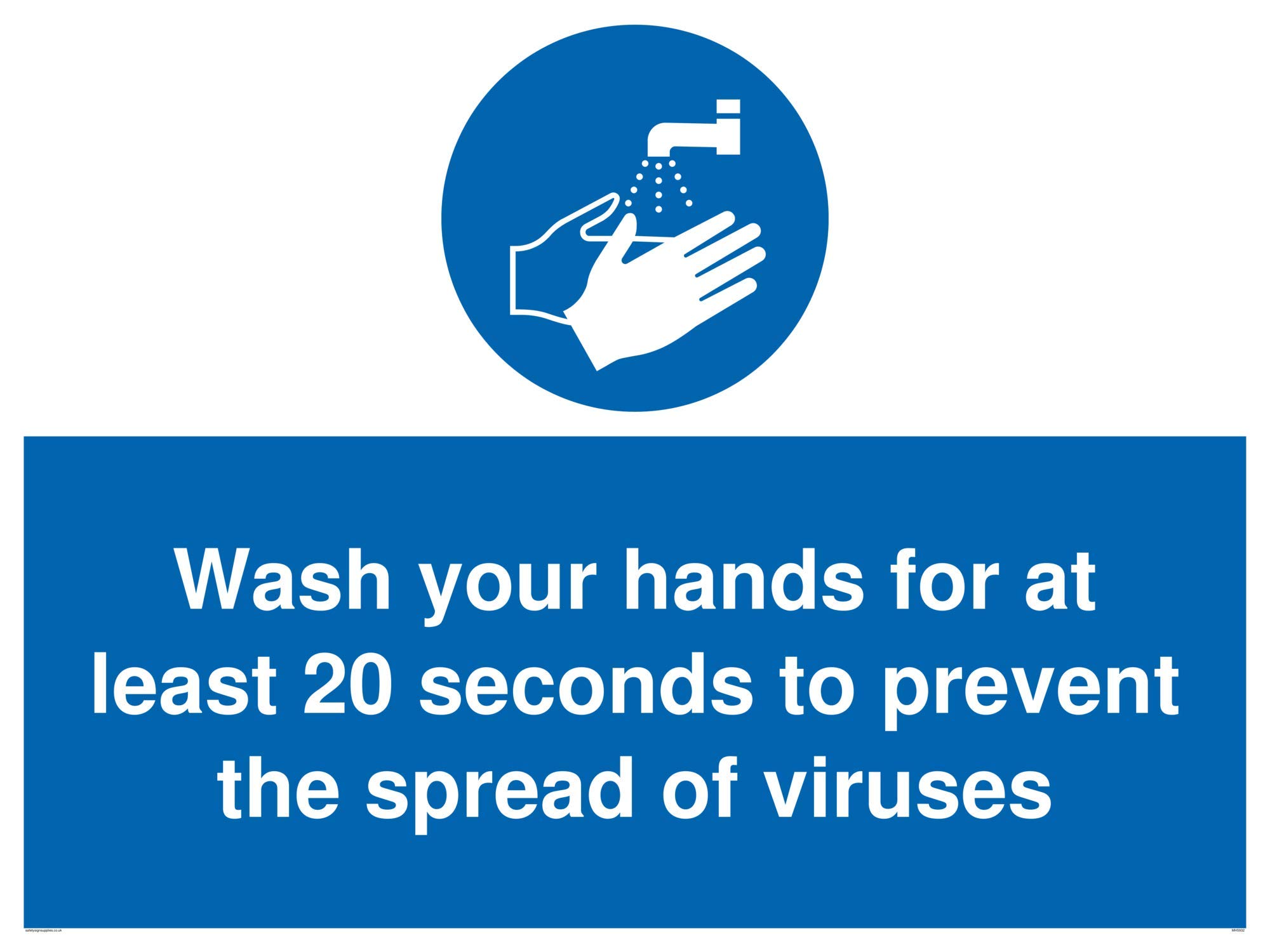 Please use hand sanitiser sign - Correx Corrugated Plastic 5mm