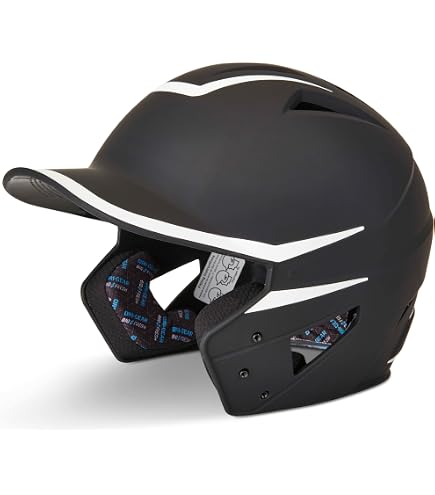 Casque De Baseball Worth Two-Tone – Blanc/violet – Taille Jeunesse 6-3/4 à 7-7/8 – Neuf