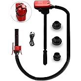 FUELIO Rechargeable Fuel Transfer Pump - Electric Gas Pump For Gas Can - Auto Stop Gas Transfer Pump