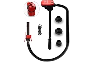 FUELIO Rechargeable Fuel Transfer Pump - Electric Gas Pump For Gas Can - Auto Stop Gas Transfer Pump