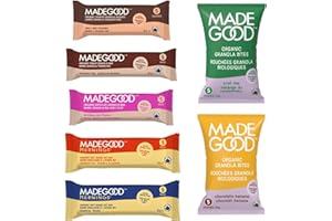 MadeGood Team Favorites Variety Pack, Crunchy Squares, Granola Bites, Bars & Morning Bars