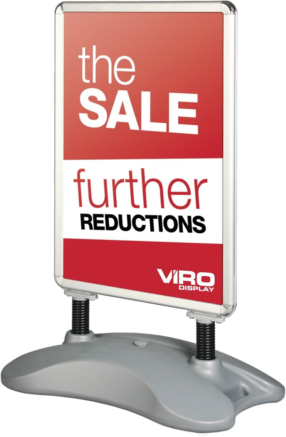 Wind Resistant Pavement Sign Poster Display ABoard from Viro (A0 841