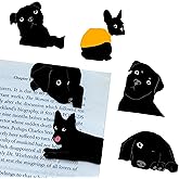 Magnetic Bookmarks - 6 Pieces Cute Dogs Bookmarks for Women Readers, Book Marks for Reading Office Supplies, Book Markers Gift for Book Lovers (A)
