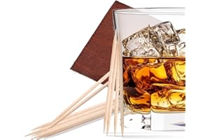 LICKER PICKERS TOOTHPICKS PROUDLY MADE IN DALLAS TEXAS . UNITED STATES OF AMERICA Licker Pickers Leather & Whiskey Flavored Toothpicks - 25 All White Birchwood Aged in Premium Spirits