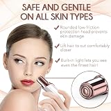 gurelax Facial Hair Remover for Women Rechargeable Epilator 2 Heads view 5