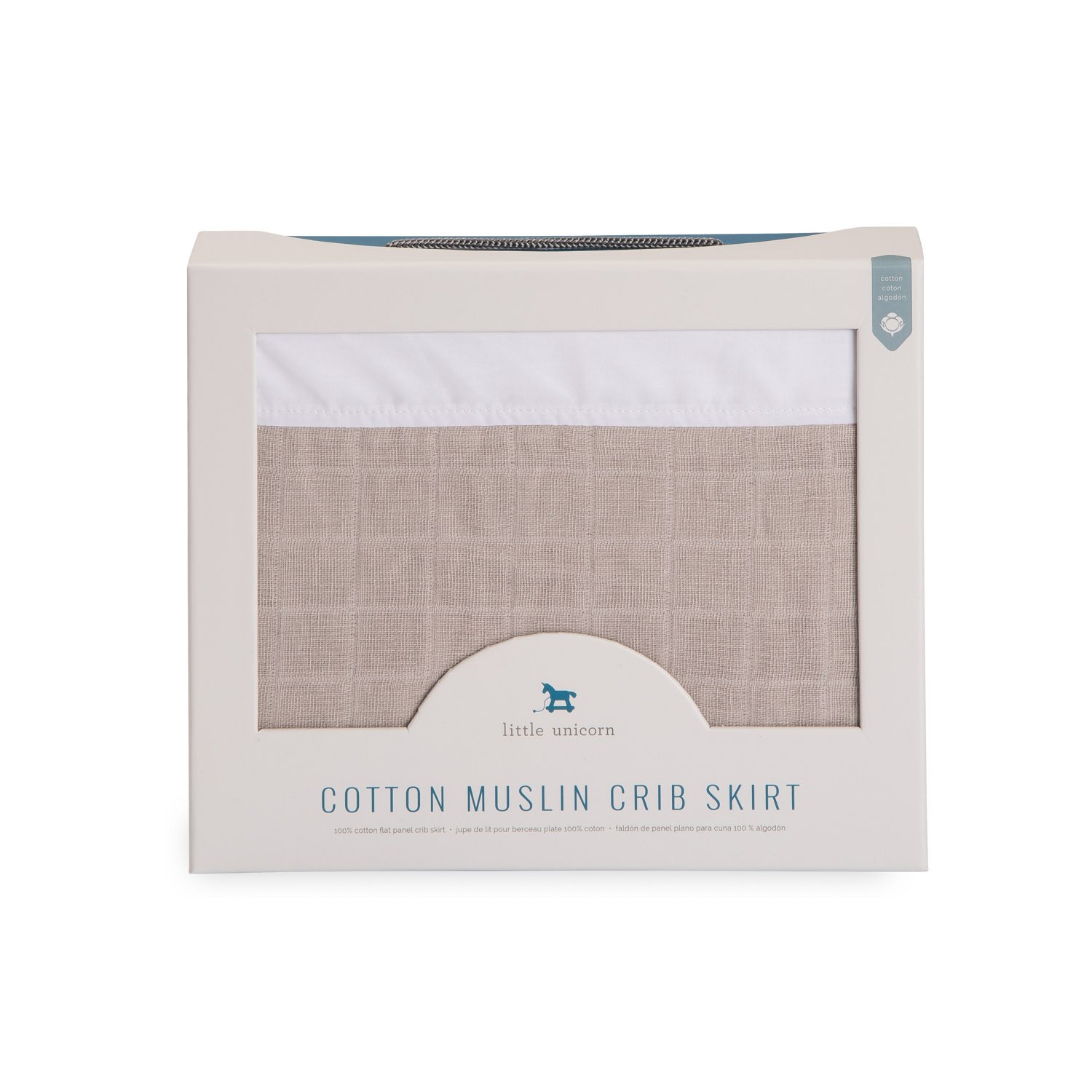 muslin crib skirt