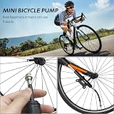 Jsdoin Portable Mini Bike Pump Universal Presta Schrader Valve 100 PSI view 5