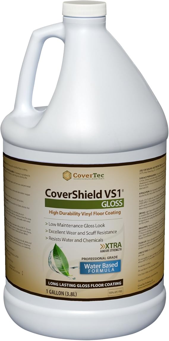 CoverShield VS1 Matte VCT and Terrazzo Sealer, Fast Drying