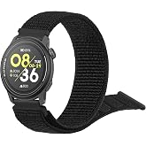 Amzpas Nylon Bands Compatible with COROS PACE 4 / PACE 3 / Pro/APEX 2 Pro/APEX Pro/APEX 46mm Men Women, 22mm Soft Sport Replacement Strap for Coros Pace 4/3 Watch