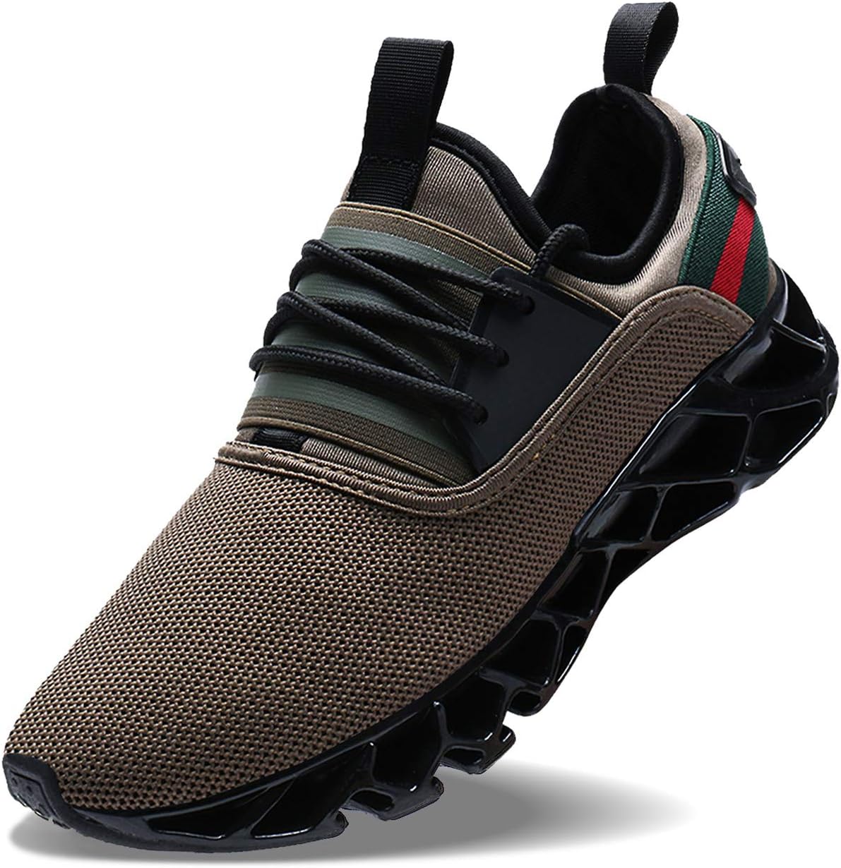 Wonesion Mens Trainers Casual Running Sneakers Fashion Non-Slip Gym Sports Shoes