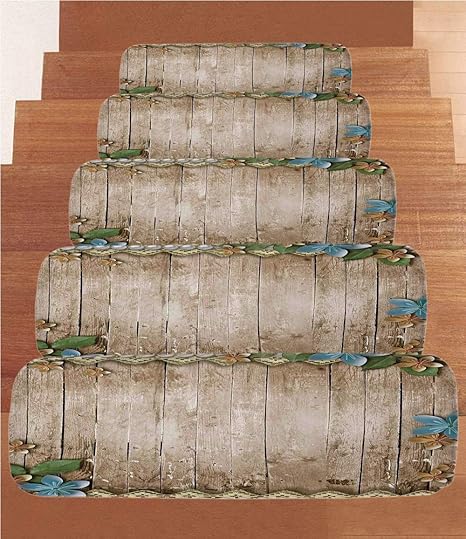 Amazon Com Iprint Non Slip Carpets Stair Treads Pearls Decoration