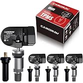 TPMS Sensor, 315MHz Toyota Tire Pressure Monitoring System Sensor, 4 Pack | Fit for Toyota Camry Rav4 Highlander Tacoma Corolla, Lexus LS LX Replaces 42607-33021 PMV-107J - 4 Replaceable Valve Stems