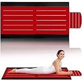 Red Light Therapy Mat for Fully Body, 74.8''X33.46'' Large Size Red Light Blanket 360 LEDs Dual Wavelength 660nm & 850nm Infrared Red Light Therapy Pad, Ideal for Home/Office/Men/Women/Elderly Use