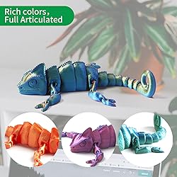 3D Printed Articulated Chameleon Fidget Toy