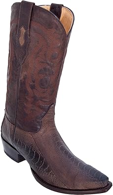 botas vaqueras para hombre de avestruz