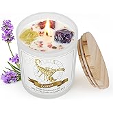 Scorpio Gifts for Women,Zodiac Scented Candles with Crystals and Healing Stones,Scorpio Gifts for Birthday,Graduation,Retirement,Meditation Yoga.Best Gift for Her,Mom,Sister,Teacher,Friends