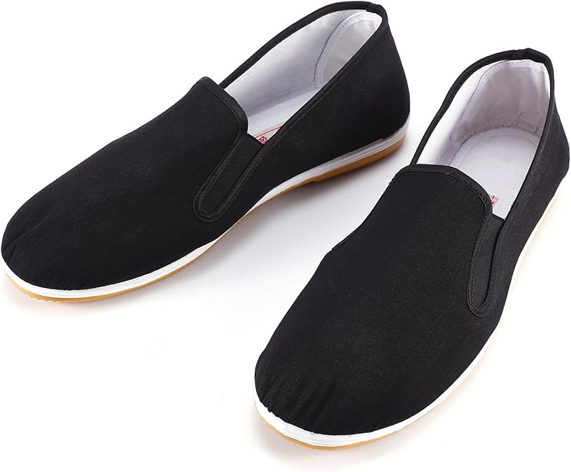 SurePromise Martial Arts Traditional Kung Fu Shoes Black Non Slip