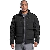 ATG mens Mock Neck Quilted Jacket